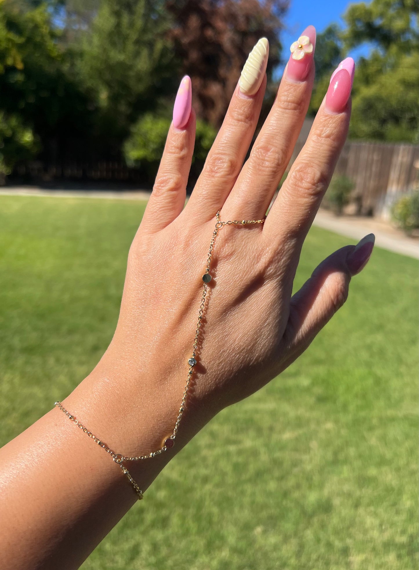 “Adore You” Adjustable Hand Chain