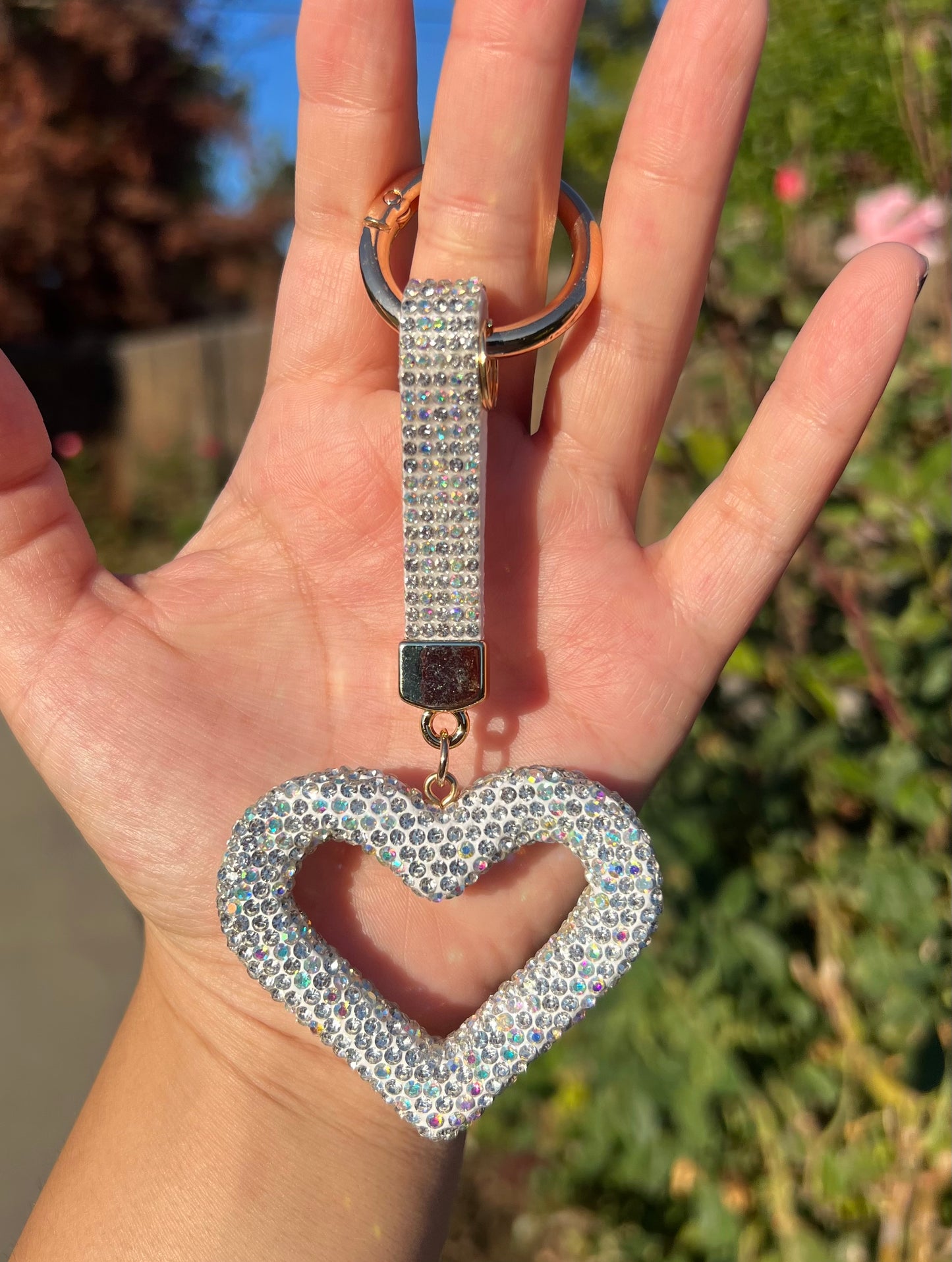 Bombshell Keychain Silver