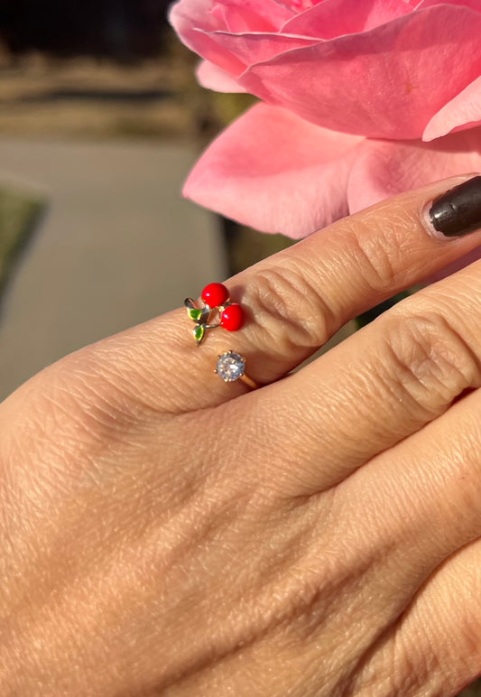 Crush XO Cherry Ring