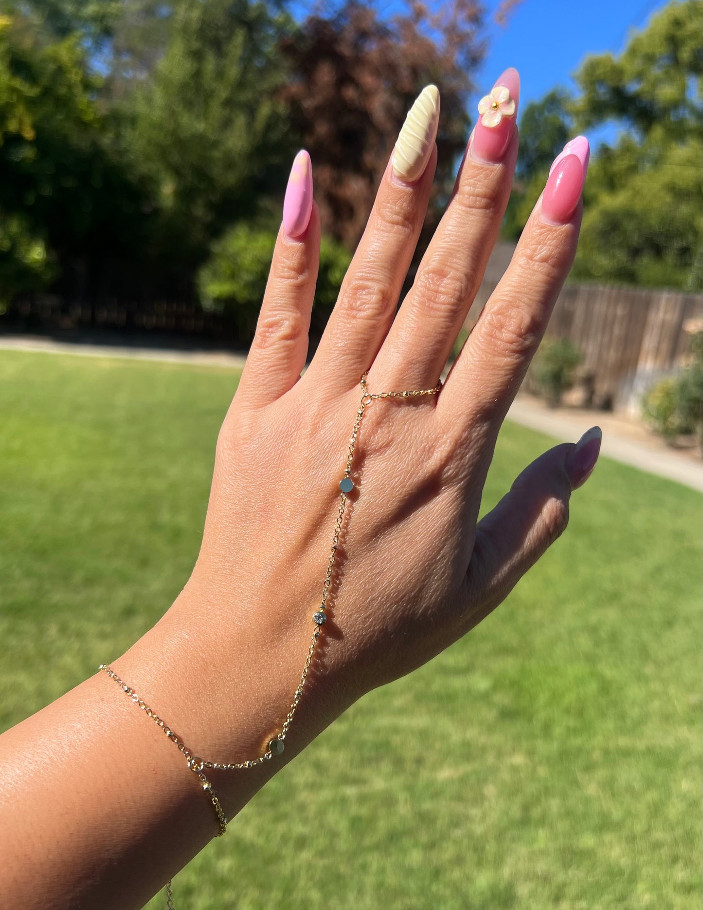 “Adore You” Adjustable Hand Chain