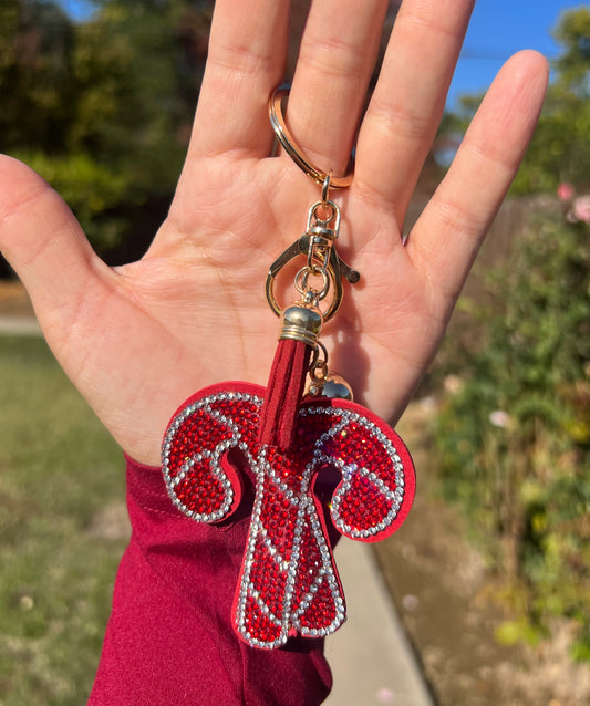 “Take Me to Candy Cane Lane” Keychain