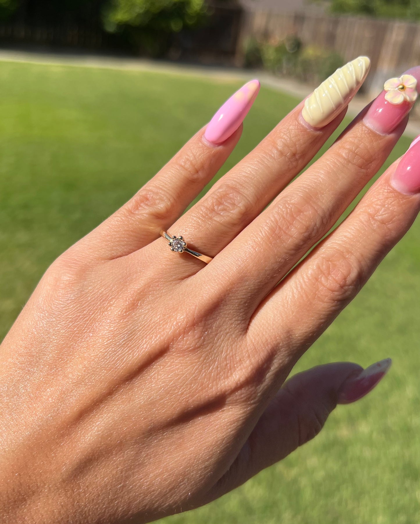 “Princess” Sparkly Ring