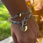 “Whole Heartedly” Silver Chain Bracelet Stainless Steel