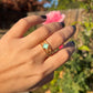Doll Turquoise Gold Ring