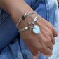 “Whole Heartedly” Chunky Silver Chain Bracelet Stainless Steel
